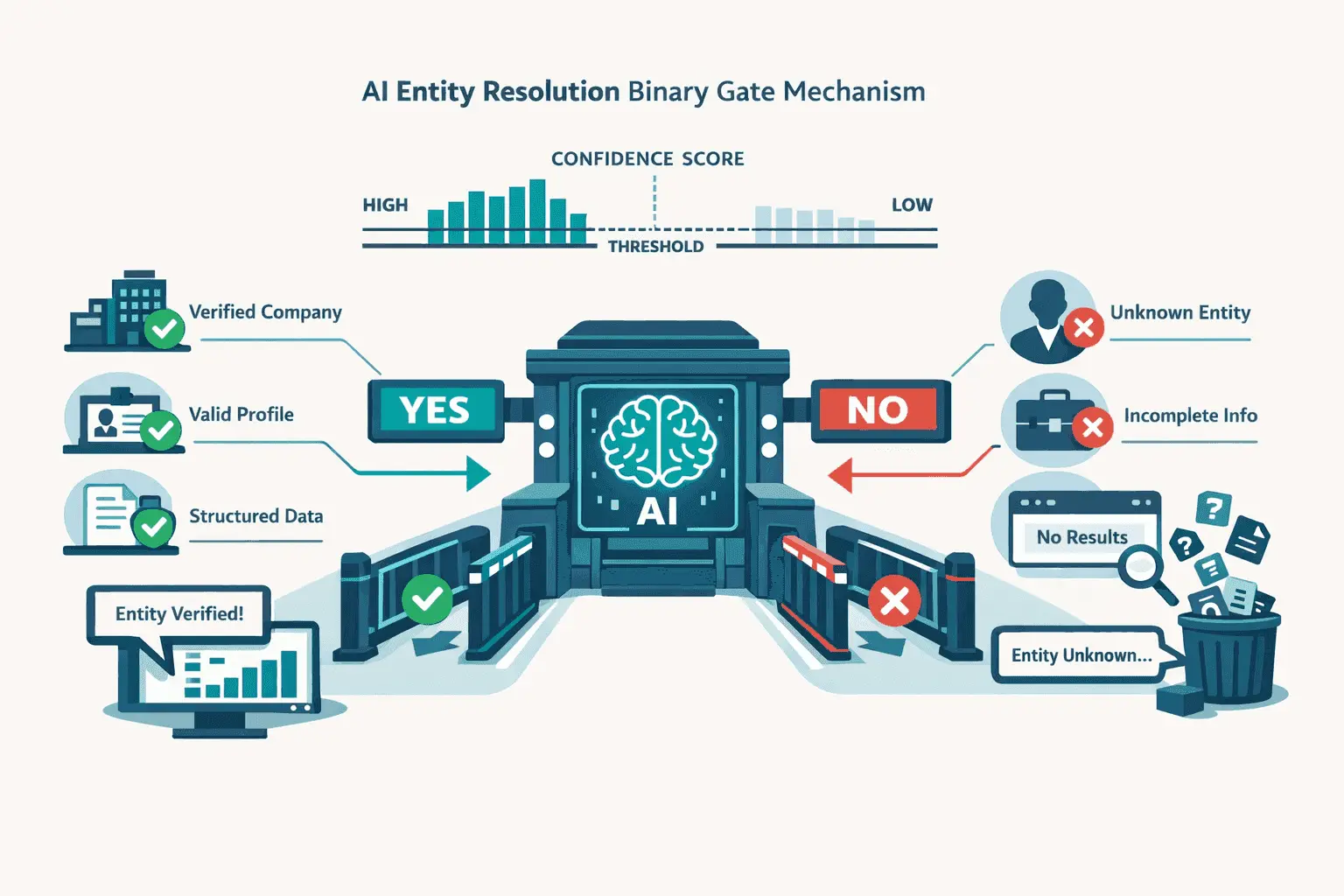 Entity Recognition Threshold in AI Systems